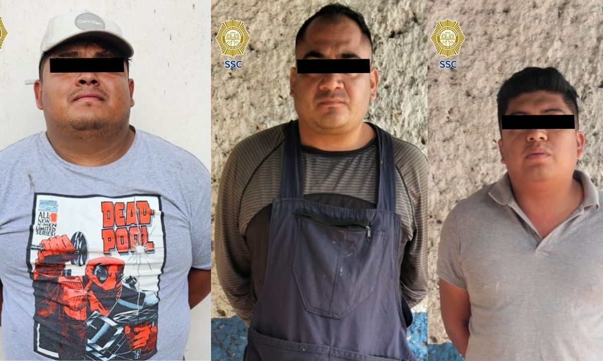Detienen a tres sujetos por robo de melones en la Central de Abastos