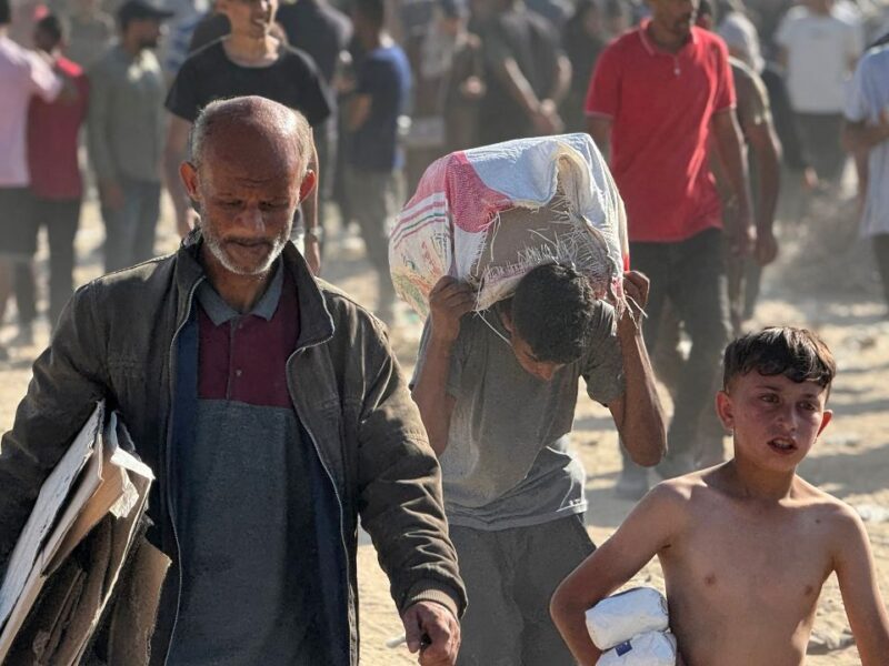 Caos en la Franja de Gaza por ayuda humanitaria