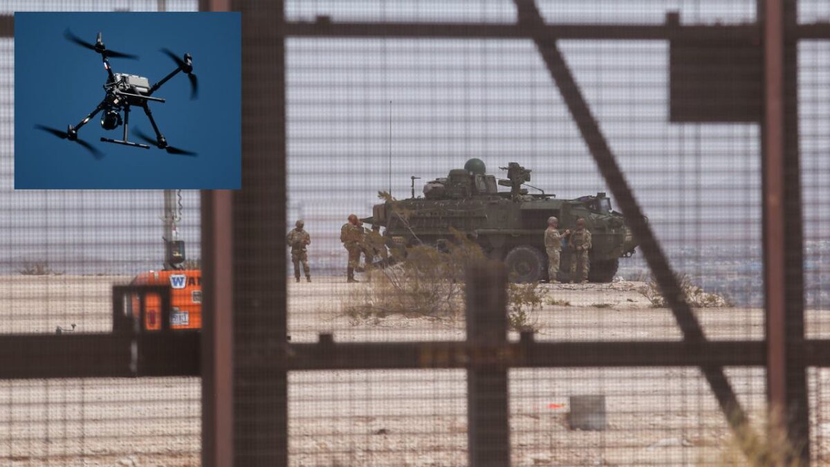 Cárteles vigilan la frontera con drones y se han detectado 155 mil en tres año, aseguró la CBP.