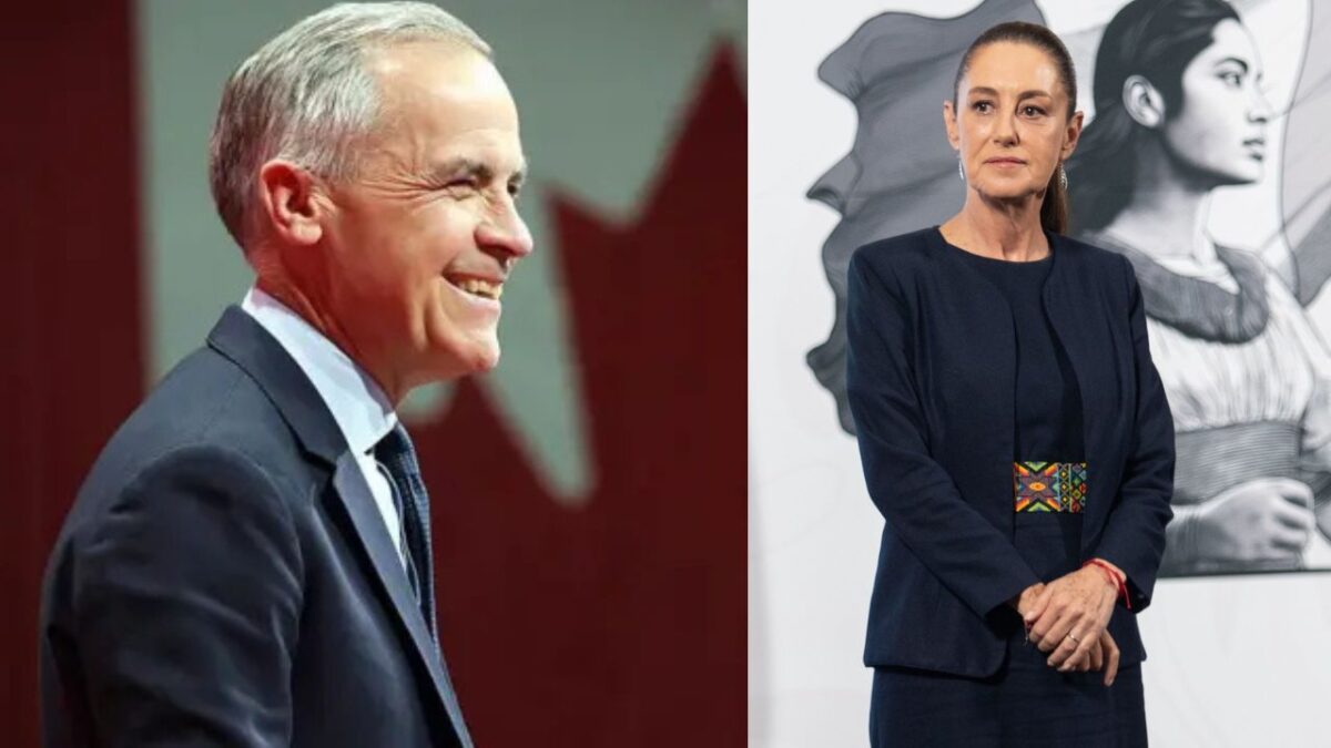 Claudia Sheinbaum conversa con Mark Carney acerca del T-MEC