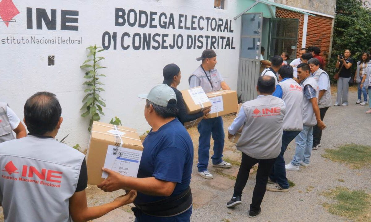 El INE confirmó el robo de mil 700 boletas para la elección judicial en Chiapas.