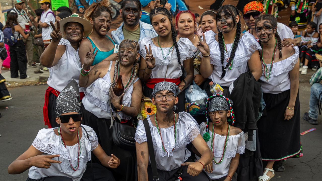 Poblanos y franceses volvieron a enfrentarse durante la representación de la Batalla de Puebla en el Pueblo Peñón de los Baños, en la alcaldía Venustiano Carranza.