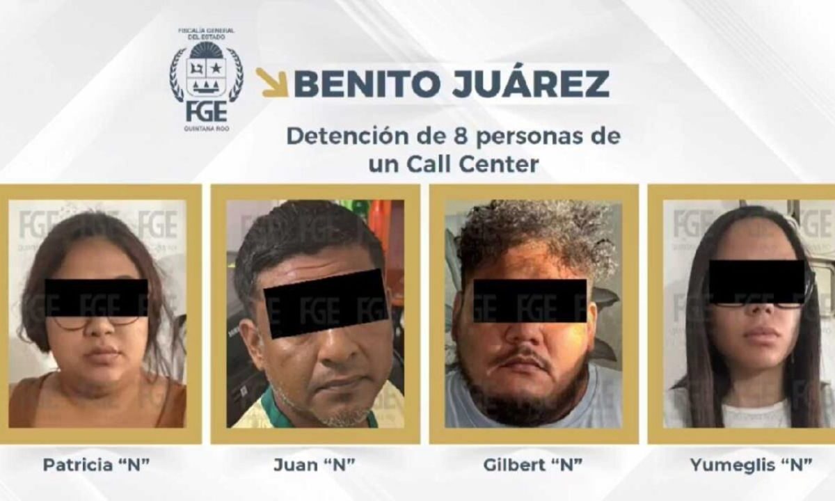 Los ocho detenidos trabajaban para una célula delictiva, cuyos líderes recibían hasta 50 por ciento de las ganancias mensuales de hasta 400 mil pesos.