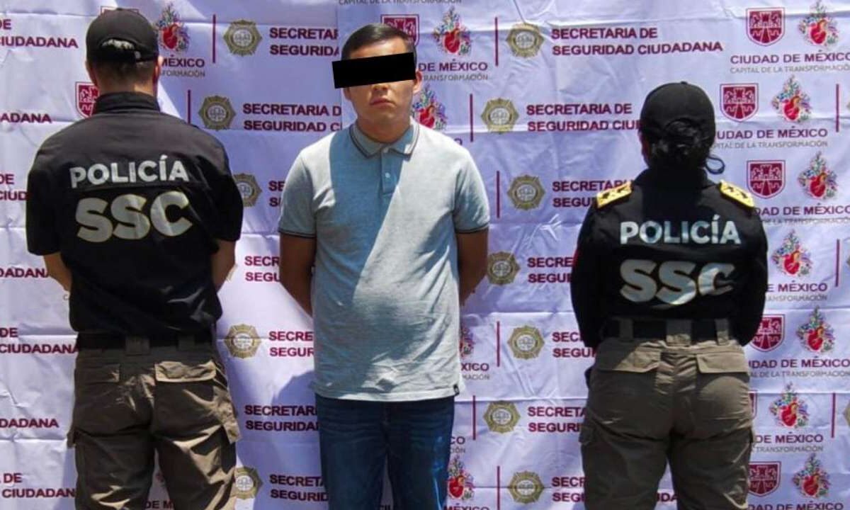 Autoridades capitalinas detienen a presunto operador principal de "El Cabezón" de La Unión Tepito.