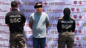 Autoridades capitalinas detienen a presunto operador principal de "El Cabezón" de La Unión Tepito.