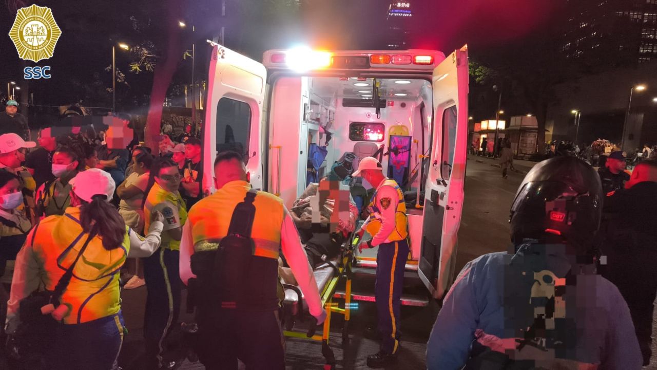 Detiene a sujeto señalado por presuntamente atropellar a una mujer y una menor de edad en las inmediaciones de la Alameda Central.