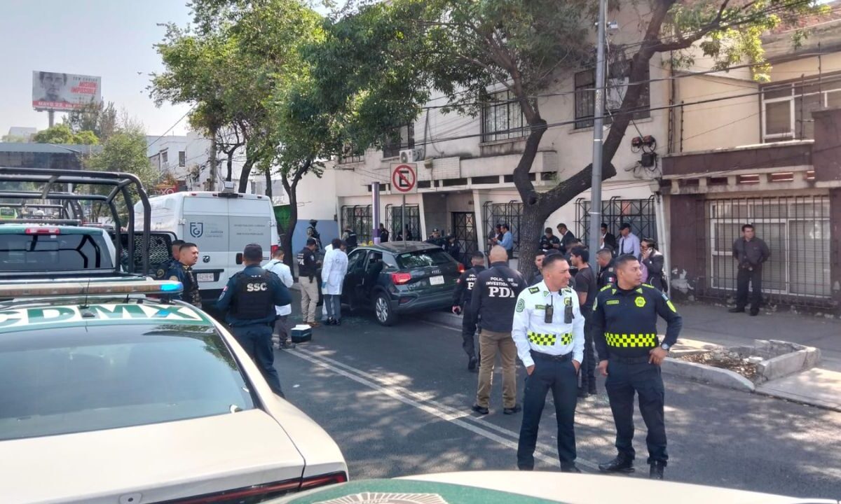 Difunden momento del ataque a colaboradores de Clara Brugada