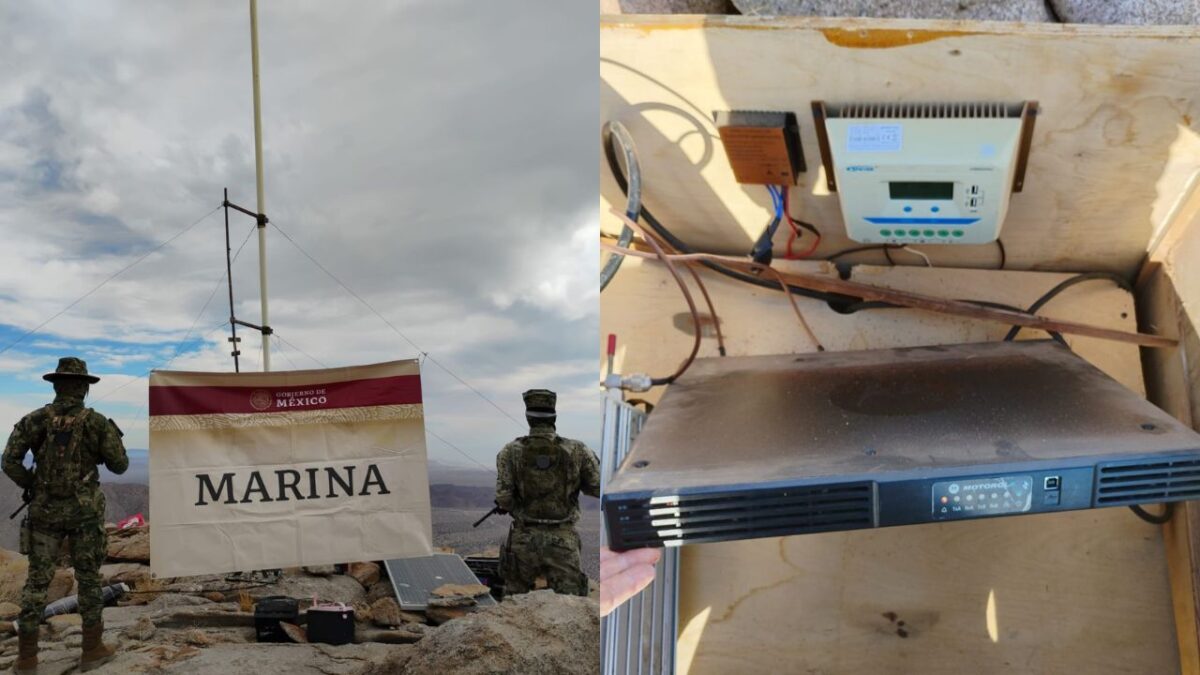 En Baja California, elementos de la Marina descubrieron e inhabilitaron 3 "narcoantenas".