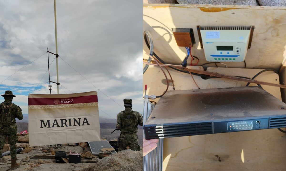 En Baja California, elementos de la Marina descubrieron e inhabilitaron 3 "narcoantenas".