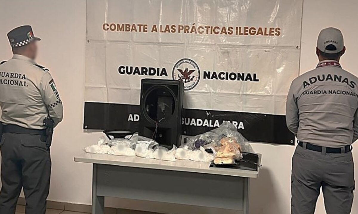 3kl de metanfetamina decomisados en Jalisco