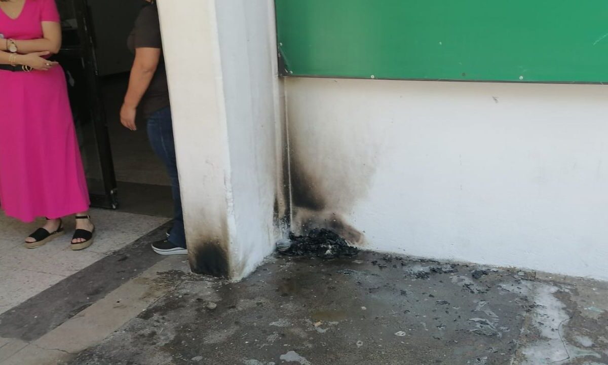 PRI nacional en Veracruz vandalizado
