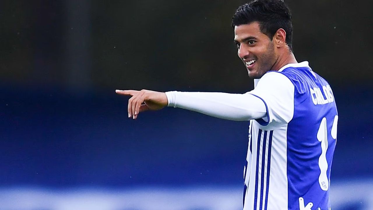 Carlos Vela con la Real Sociedad