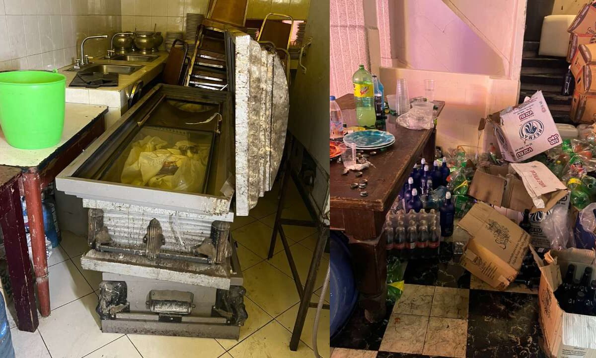 Hallan ataúdes como hieleras y extintores caducados en la fiesta clandestina de La Guerrero.