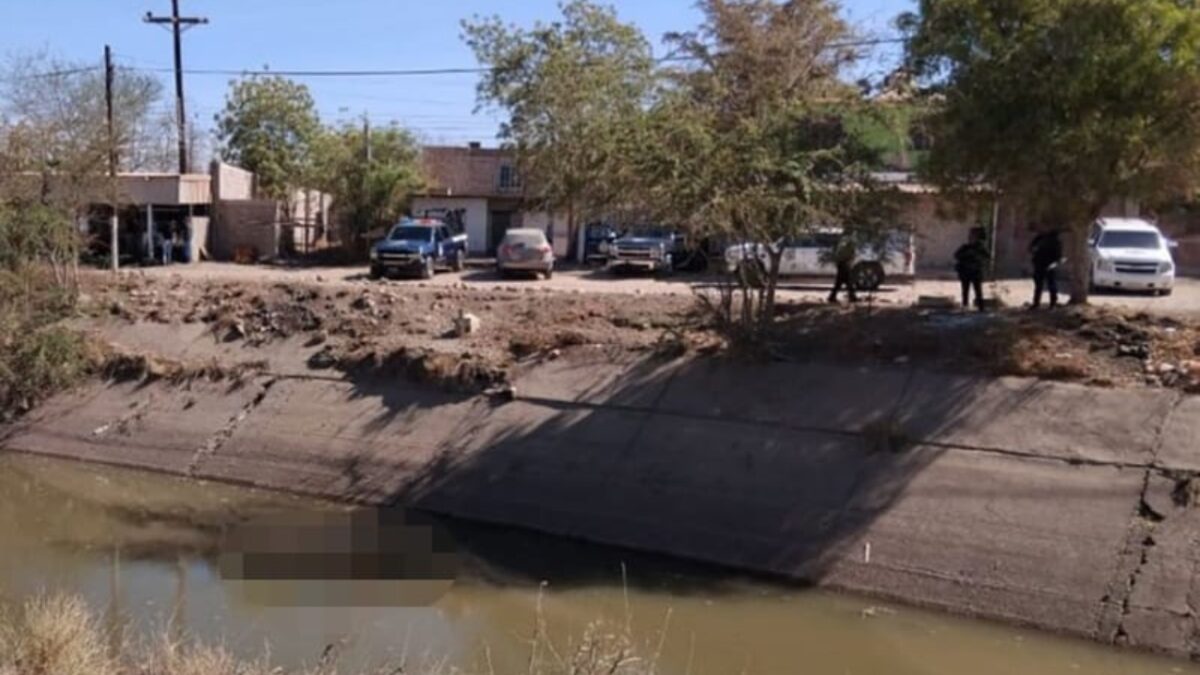 Hallan cuerpo en canal de San Lorenzo, Culiacán