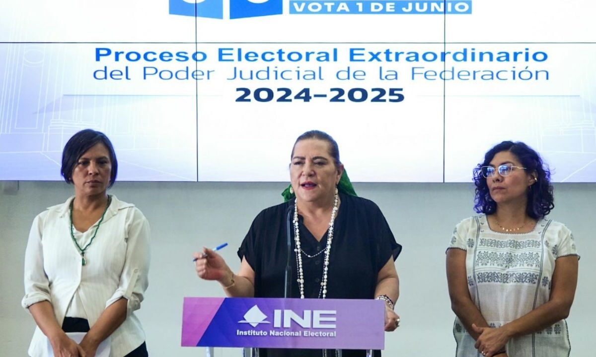El INE informó que al término de la jornada de elección judicial, estimarán e informarán los niveles de participación ciudadana.