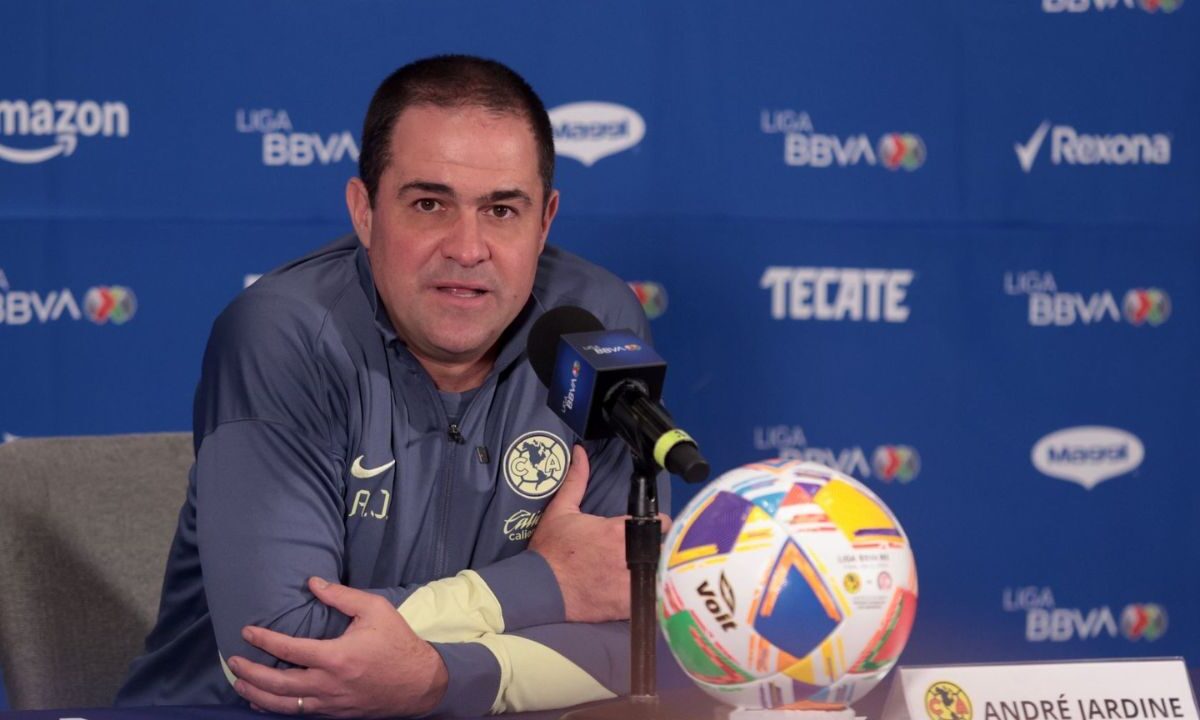André Jardine, técnico del América, en el Día de Medios de la Liga MX de cara a la Gran Final.