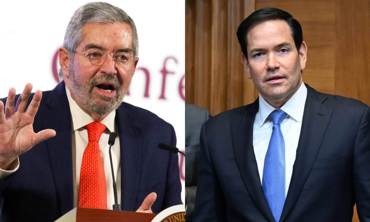 El canciller Juan Ramón de la fuente y Marco Rubio conversan sobre remesas, seguridad y migración.