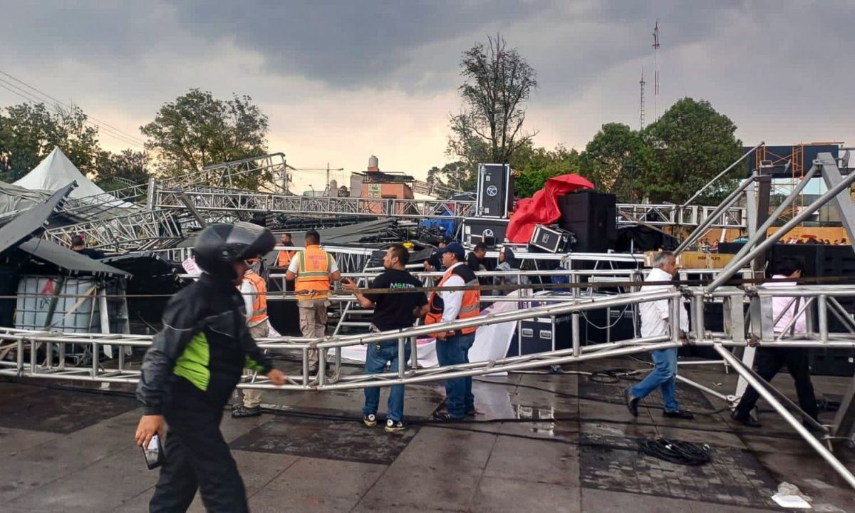 Lesionados por colapso de escenario en la explanada de la GAM ya salieron del hospital: Janecarlo Lozano.