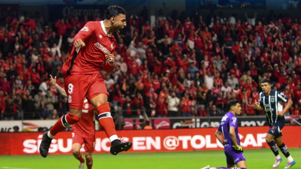 Tras un duelo en el Nemesio Diez, los Diablos Rojos empataron con Rayados y así avanzaron a semifinales.