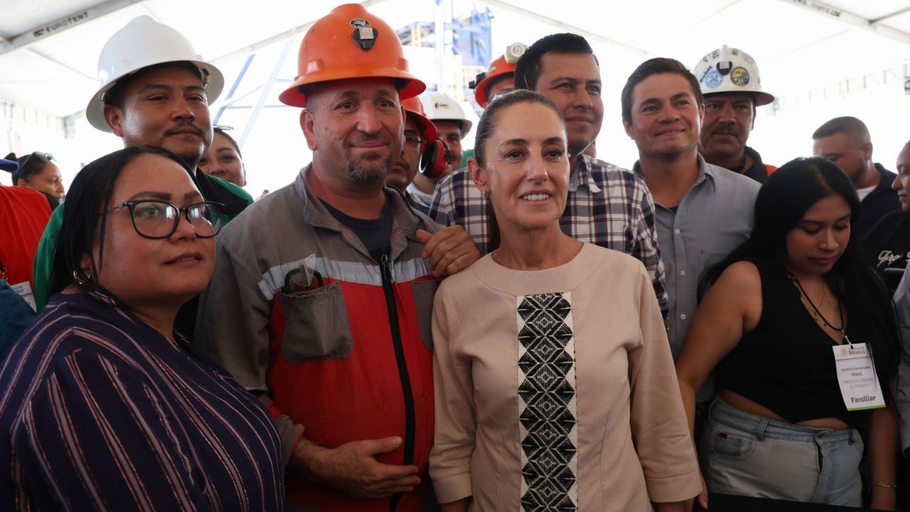 Luisa María Alcalde, dirigente de Morena presumió que ella inició el proceso de rescate de los 63 mineros atrapados en Pasta de Conchos.