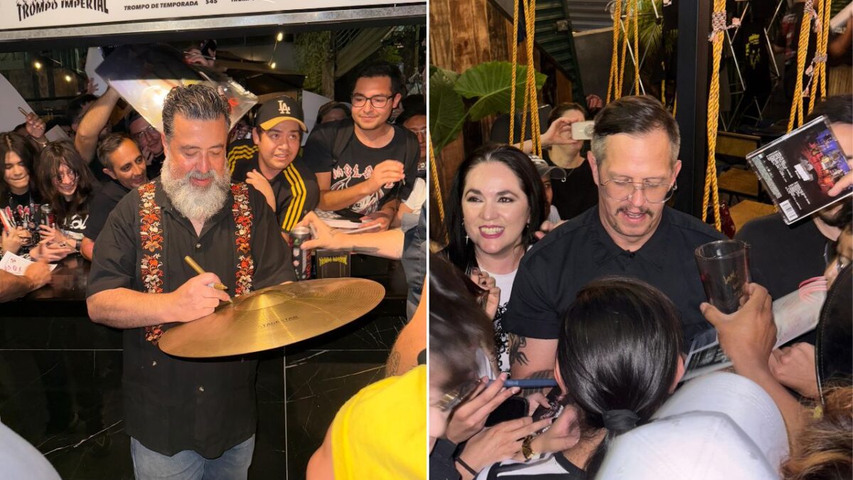 Molotov realizó la presentación de su nueva cerveza "Molochela" por el 30 aniversario de la banda en un restaurante de la CDMX.