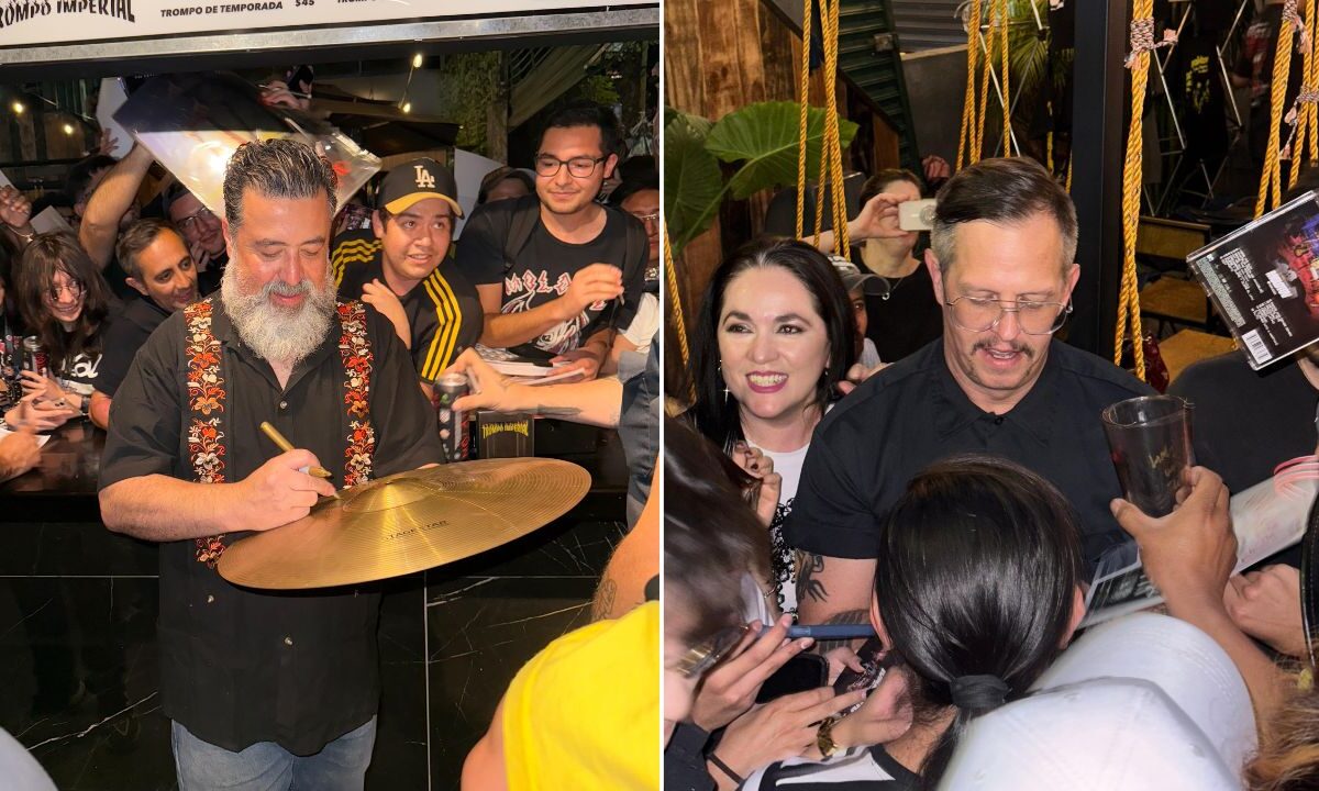 Molotov realizó la presentación de su nueva cerveza "Molochela" por el 30 aniversario de la banda en un restaurante de la CDMX.
