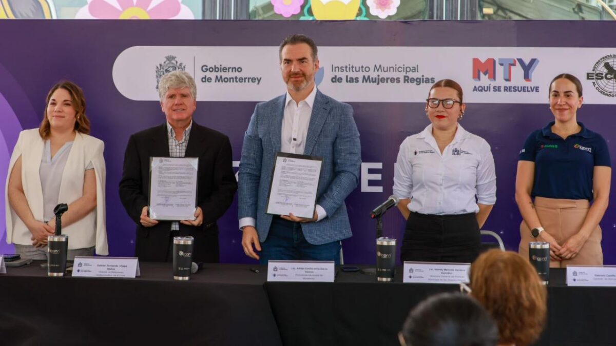 Con firma en el que involucra a tiendas de conveniencia, Monterrey consolida extensa red de prevención de violencia contra las mujeres.