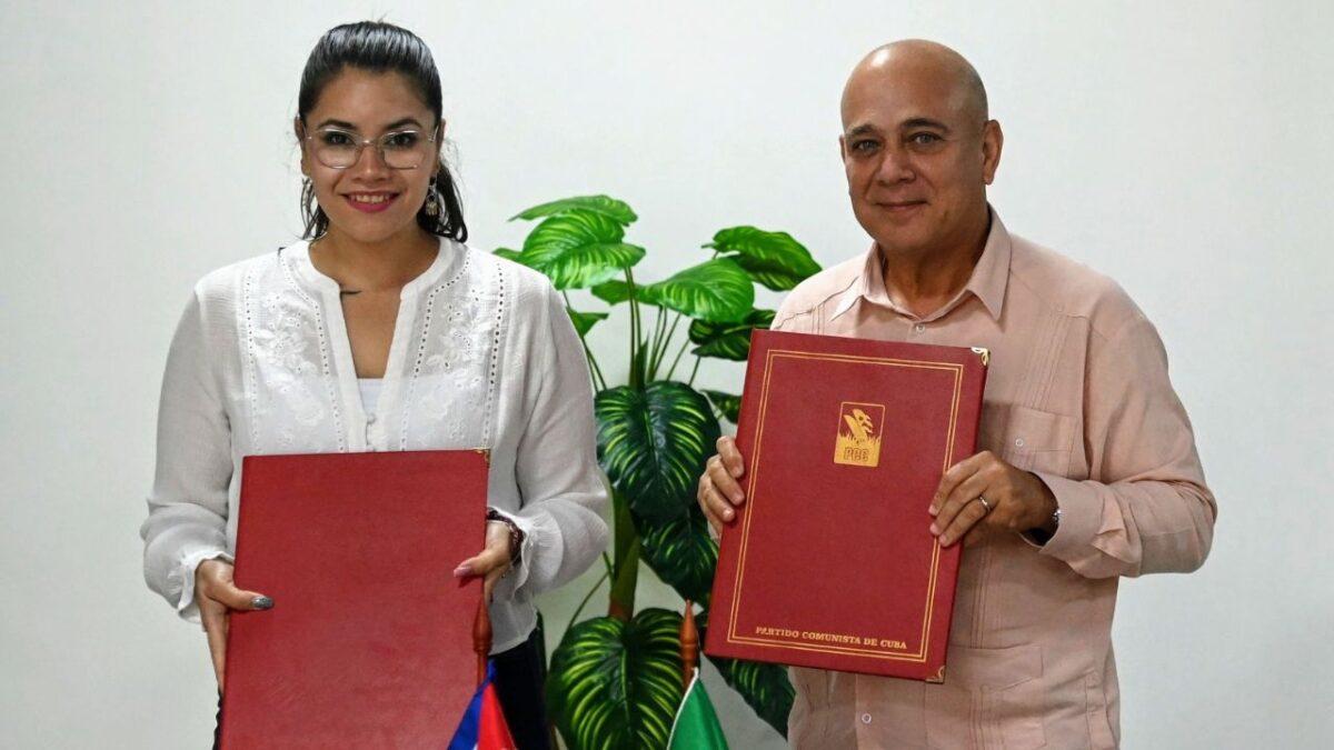 Morena y Partido Comunista de Cuba pactan colaboración