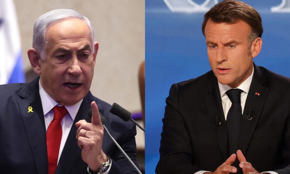 Netanyahu acusa a Macron de defender el terrorismo al empatizar con Gaza