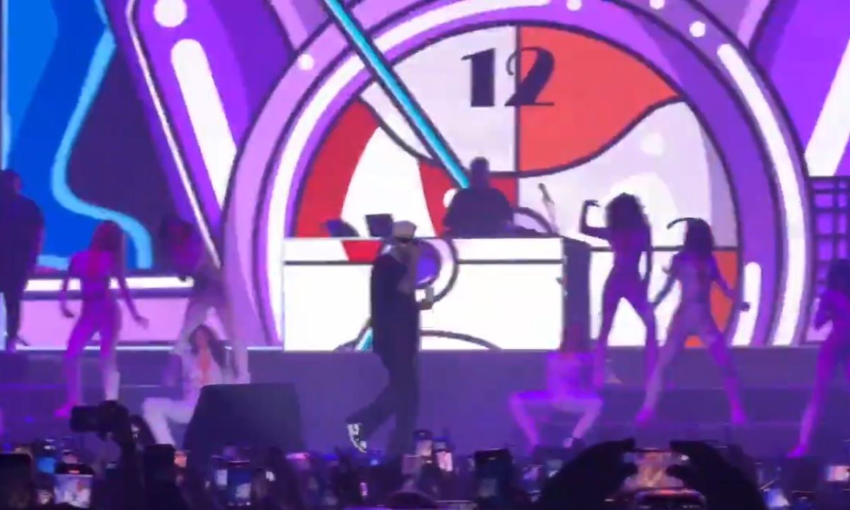 Nicky Jam en el Pepsi Center de la Ciudad de México.