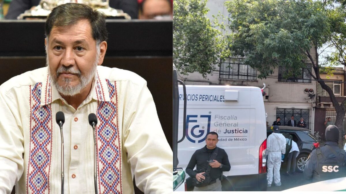 Noroña politiza asesinato de colaboradores de Clara Brugada