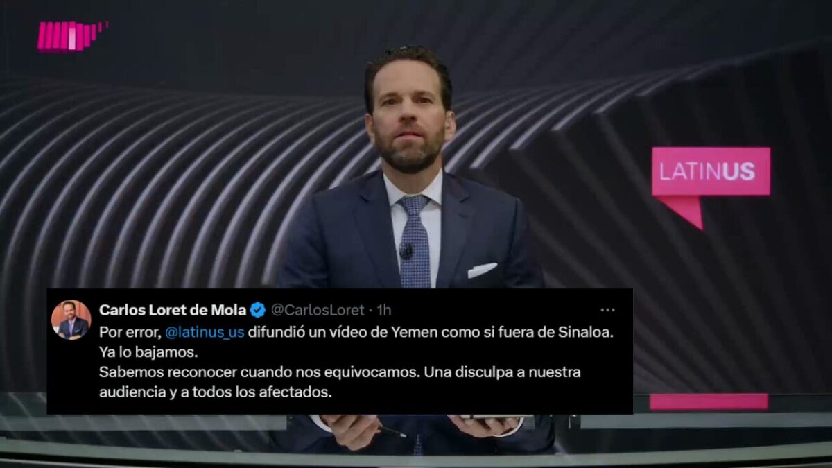 Carlos Loret de Mola pide disculpas tras difundir video de Yemen como si fuera Sinaloa