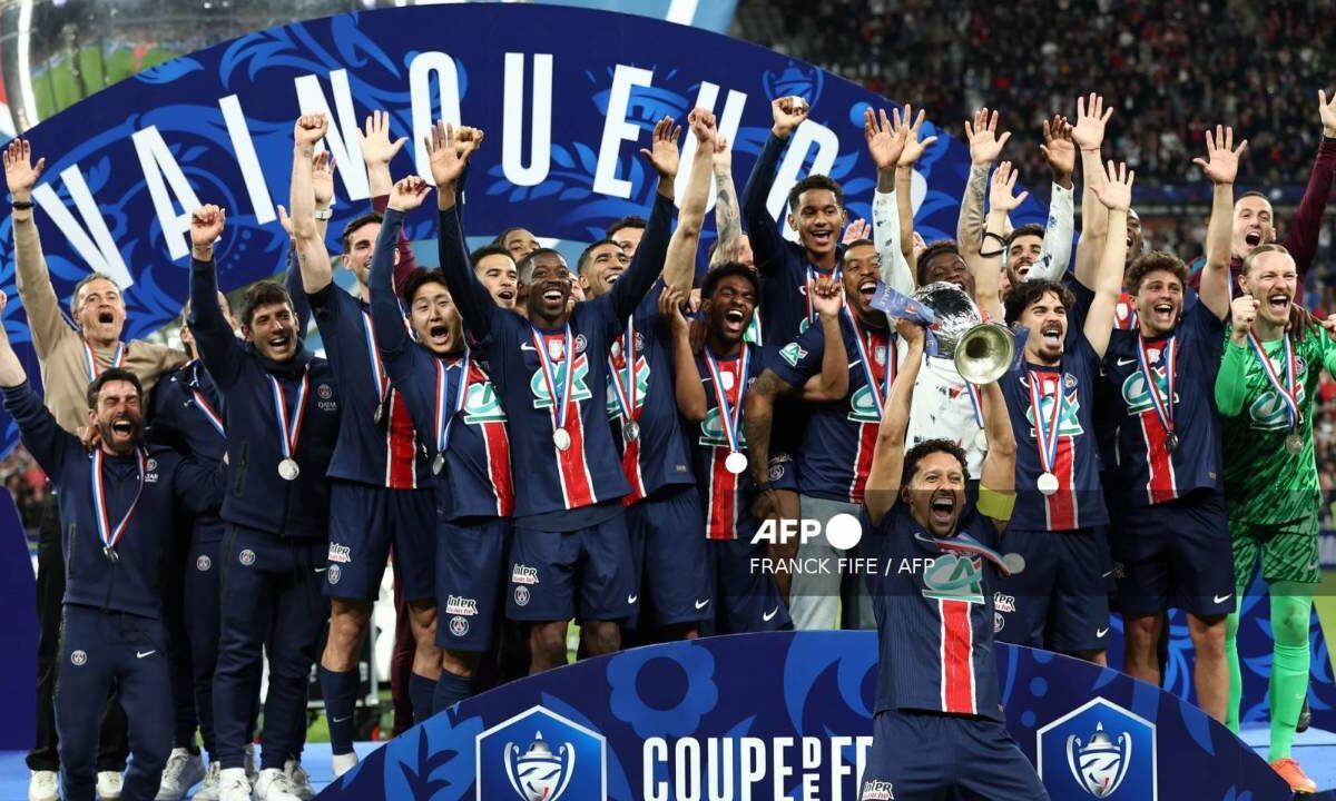 El PSG conquistó la Copa de Francia a una semana de que dispute la final de la Champions League.