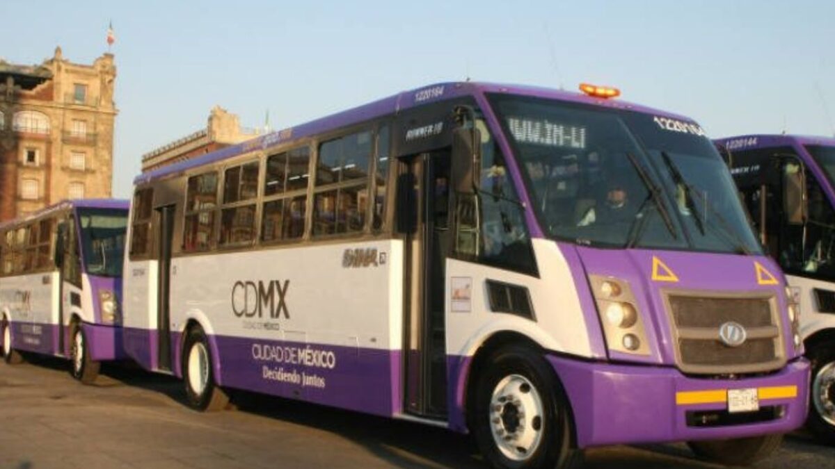 Autobuses que pasan por el Metro CDMX
