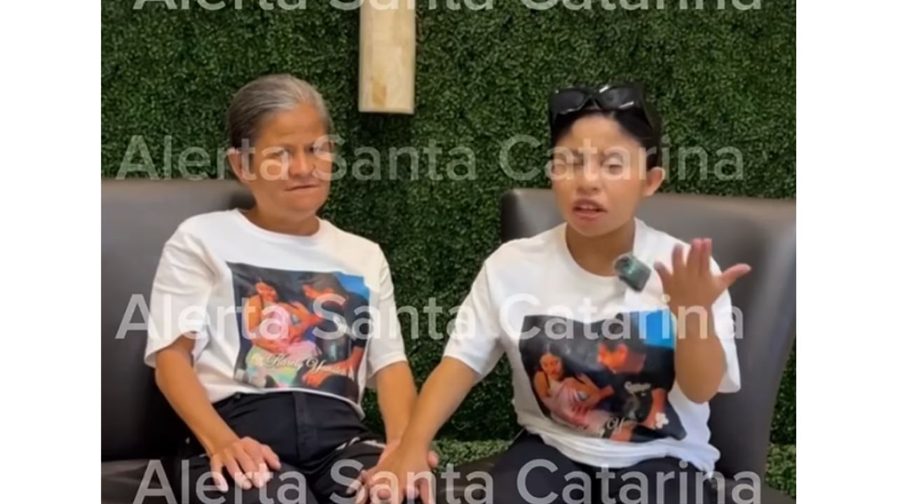La influencer Lupita TikTok reapareció en un breve video durante el servicio funerario de su hija para agradecer a sus fans por el apoyo.