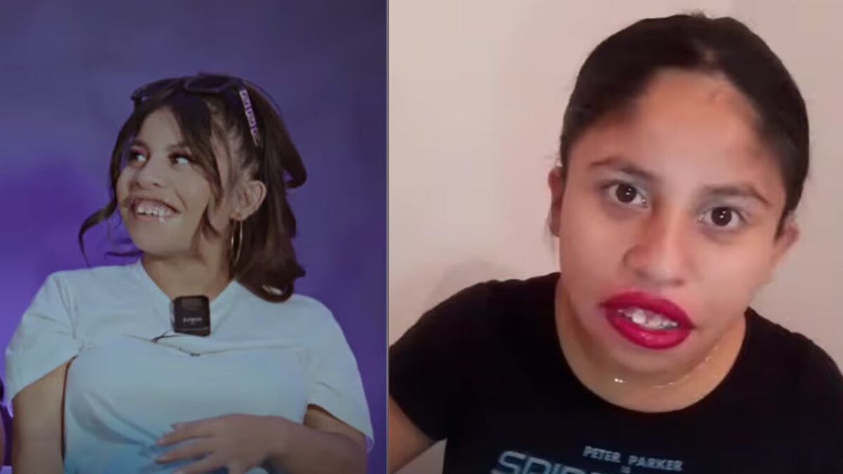 La influencer Lupita TikTok reapareció en un breve video durante el servicio funerario de su hija para agradecer a sus fans por el apoyo.