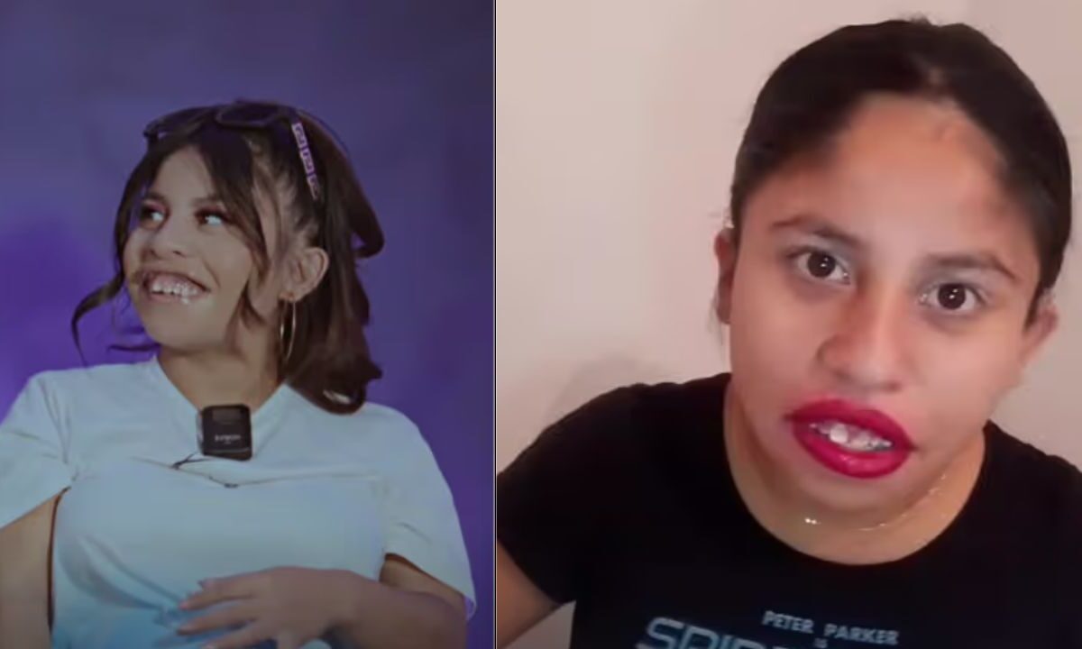 La influencer Lupita TikTok reapareció en un breve video durante el servicio funerario de su hija para agradecer a sus fans por el apoyo.