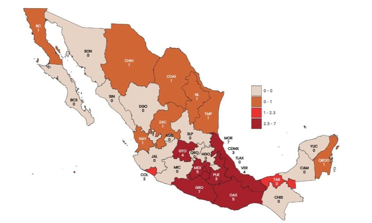 En el primer trimestre de 2025, la consultora Integralia identificó 104 casos de violencia política, 50 corresponden a homicidios.