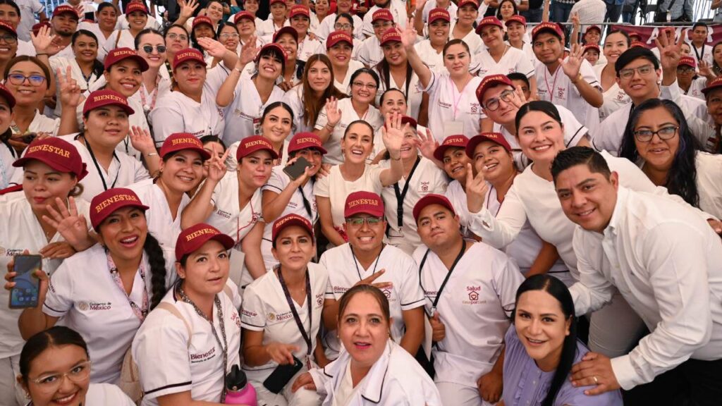La presidenta Claudia Sheinbaum visitó San Luis Potosí.