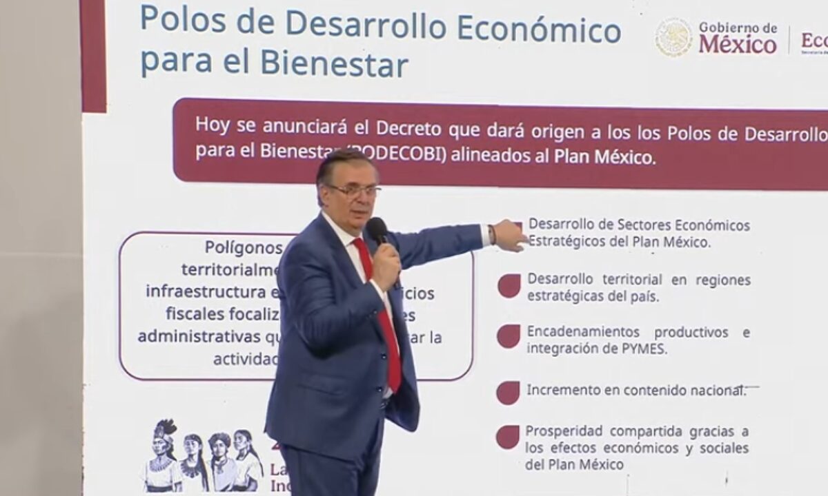 Ebrard, informó que en 2025 se tiene una inversión extranjera directa de 21.4 mil millones de dólares