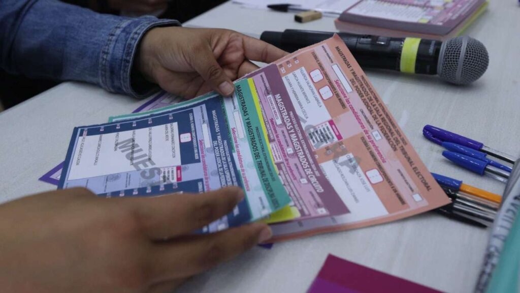 La Misión también presenció el pasado 8 de mayo, el segundo simulacro para la elección judicial.