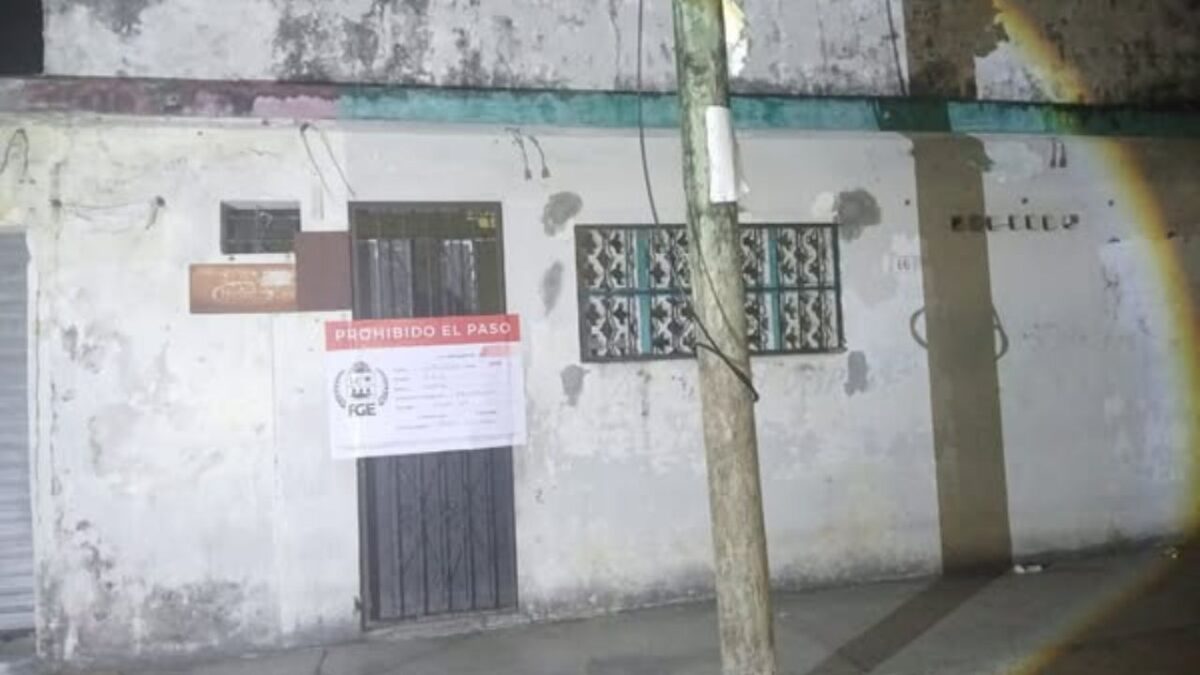 Uno de los predios donde permanecían hacinados los infantes.