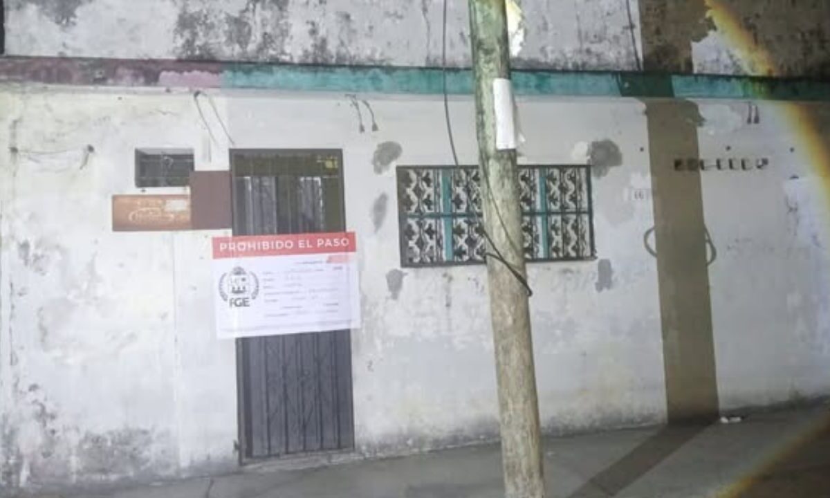 Uno de los predios donde permanecían hacinados los infantes.