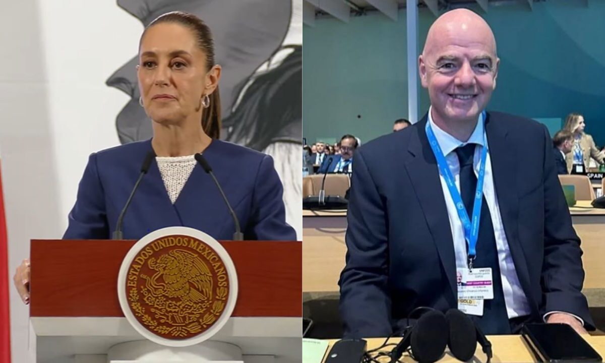Sheinbaum y Gianni Infantino, presidente de la FIFA se reunirán con motivo del Mundial de Futbol 2026
