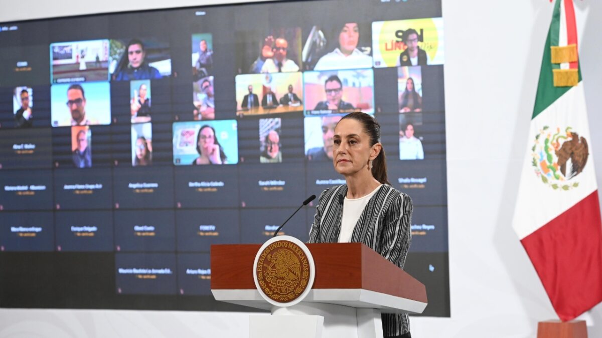 "El reconocimiento es para el pueblo", menciona Sheinbaum con respecto a la insignia de Oro otorgada por la organización Americas Society