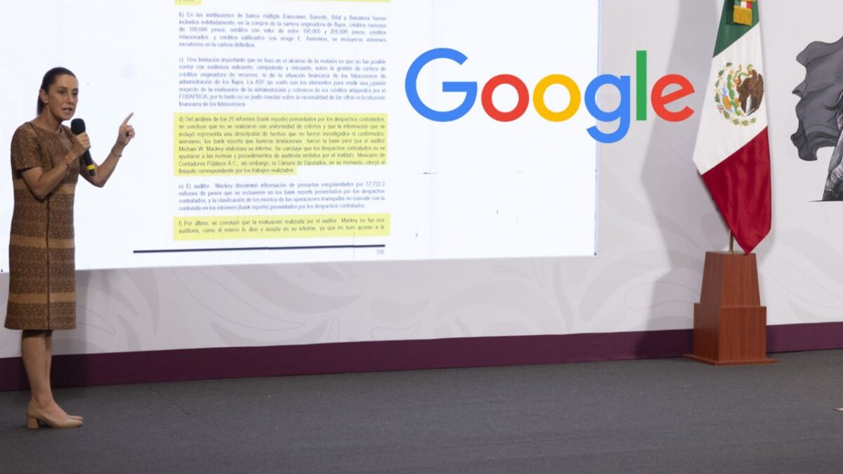 La presidenta Claudia Sheinbaum confirmó que se demandó a Google por cambiar el nombre del Golfo de México a Golfo de América.