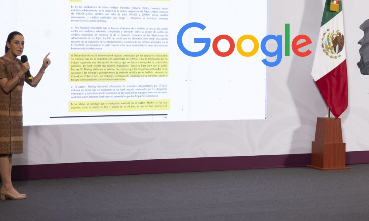 La presidenta Claudia Sheinbaum confirmó que se demandó a Google por cambiar el nombre del Golfo de México a Golfo de América.