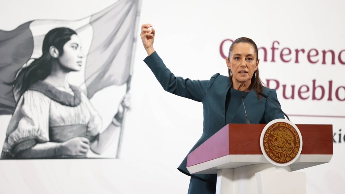 La presidenta Claudia Sheinbaum llama al pueblo a movilizarse si Estados Unidos aprueba impuesto a remesas.