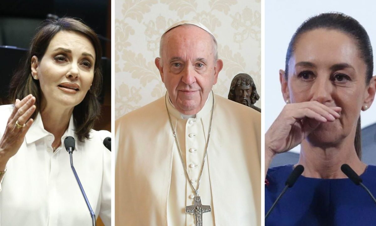 Lilly Téllez señaló a la presidenta Sheinbaum por ofender al Papa y los católicos mexicanos al no asistir a los funerales de Francisco.