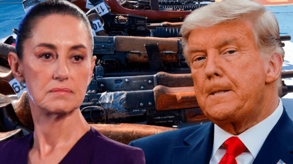 Sheinbaum reconoce mano dura de Estados Unidos contra armas. Noticias en tiempo real